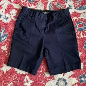 J. CREW Stretch Shorts - Navy Size 2